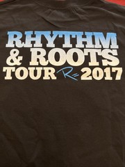 “NEW” 2017 Rascal Flatts Rhythm & Roots Tour Merch T-Shirt -Country-Black-large