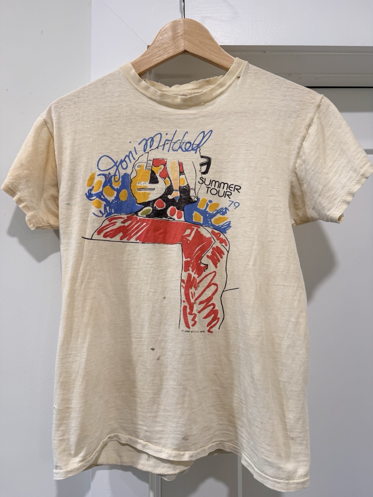 Vintage 1979 Joni Mitchell Summer Tour Concert Tee Mingus Original gallery