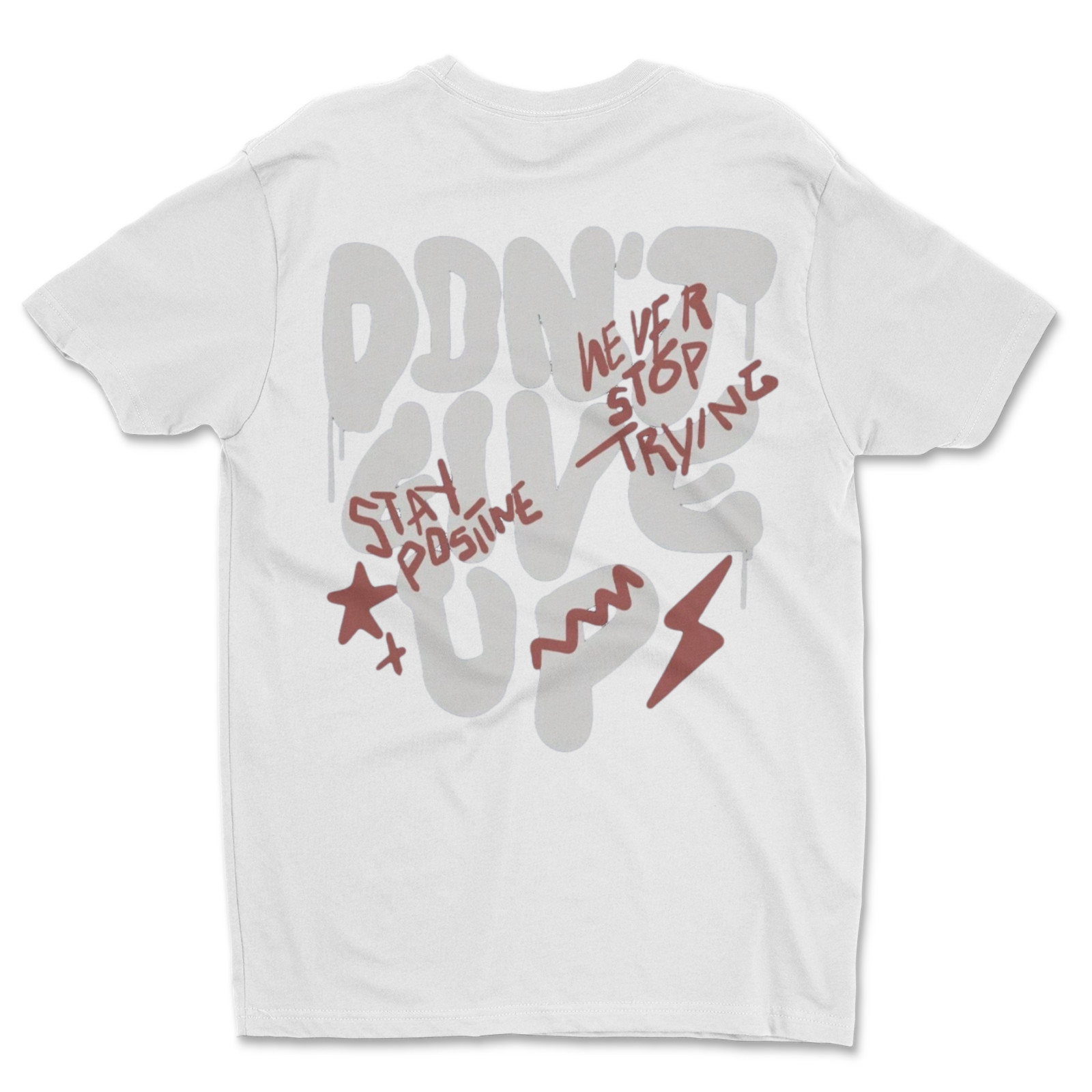 DTF Don't give up/ Custom Unisex Soft Style T-Shirts, Next Level- Cotton gallery