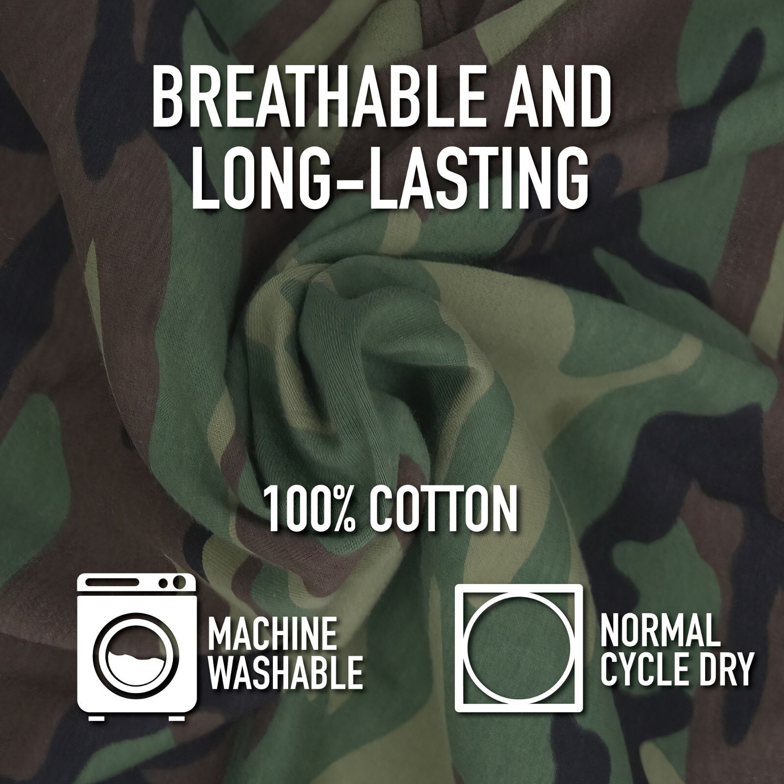 100% Cotton Camo T-Shirt – Men’s 5oz. Camouflage Crewneck Short Sleeve Tee gallery