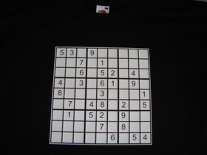 Sudoku Puzzle T-Shirt