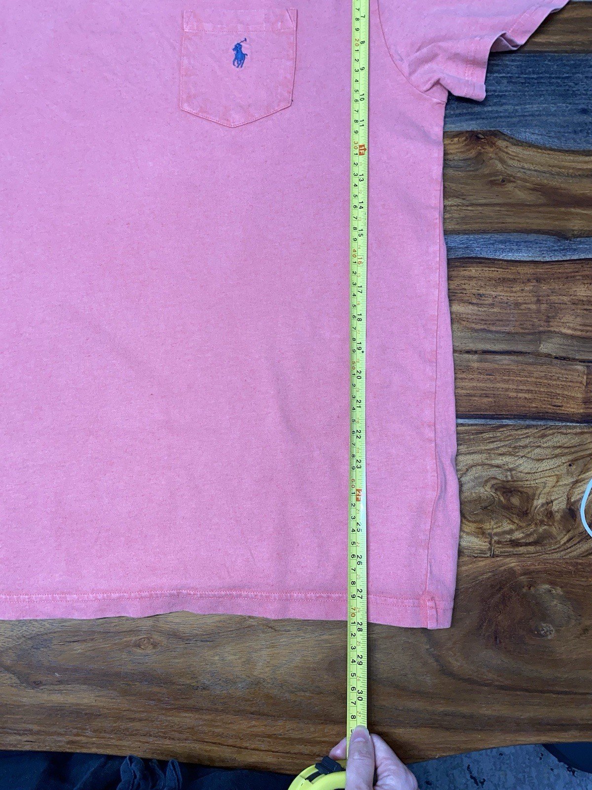 Polo Ralph Lauren Cotton Linen Pocket T Shirt Classic Fit Amalfi Red Men’s Sz L gallery