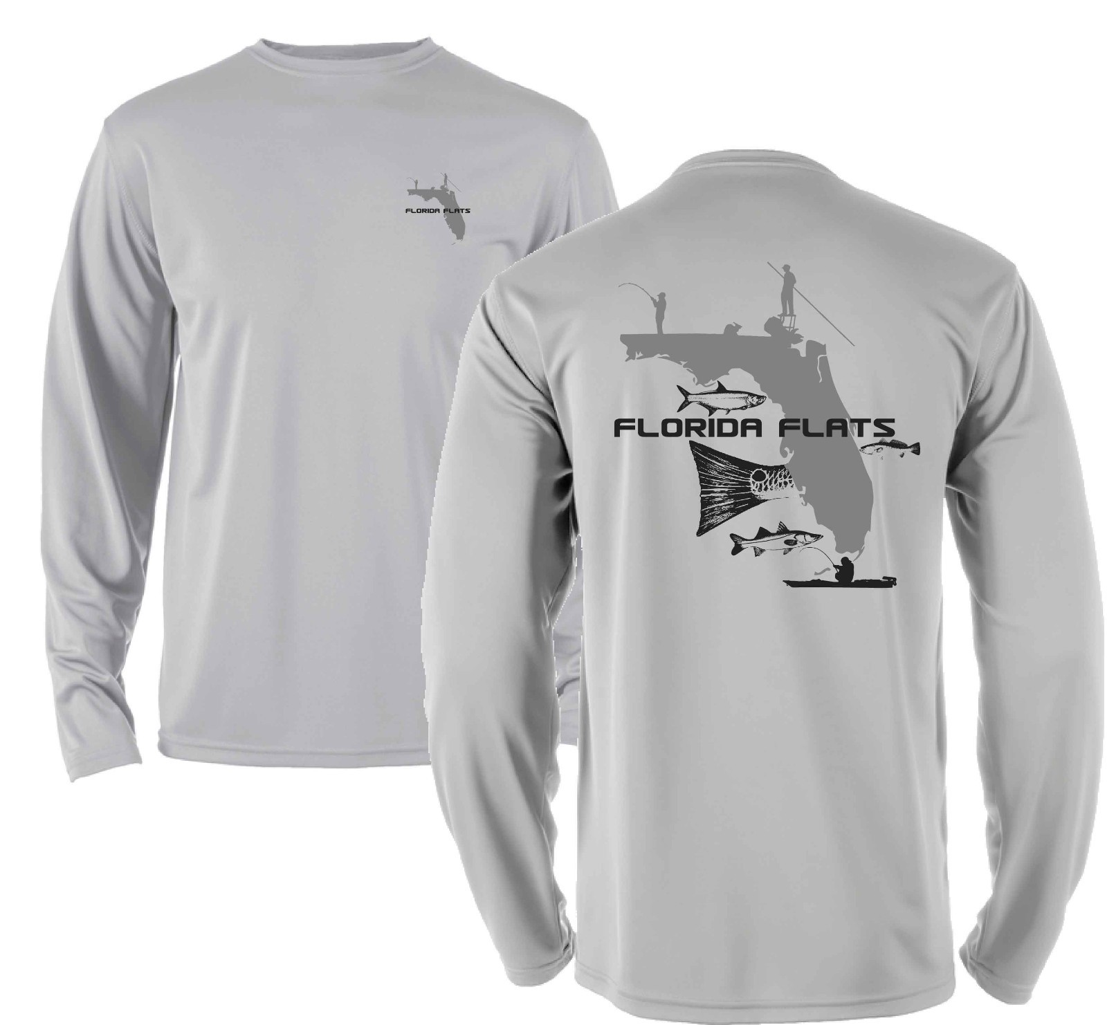 Long sleeve performance fishing shirt UPF UV microfiber gallery