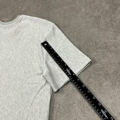 BYLT Mens Brushed Herringbone Box Tee Mid Heather Grey Size Large NEW