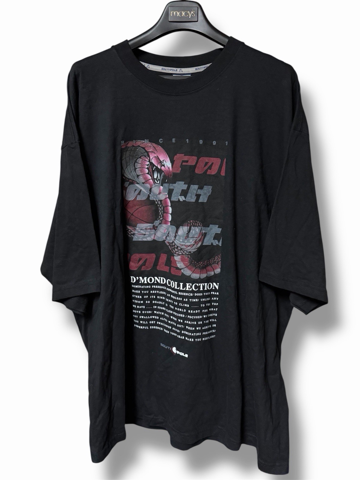 Vintage Southpole D Mond Collection Snake Graphic Shirt 2XL Y2K 00 Streetwear gallery