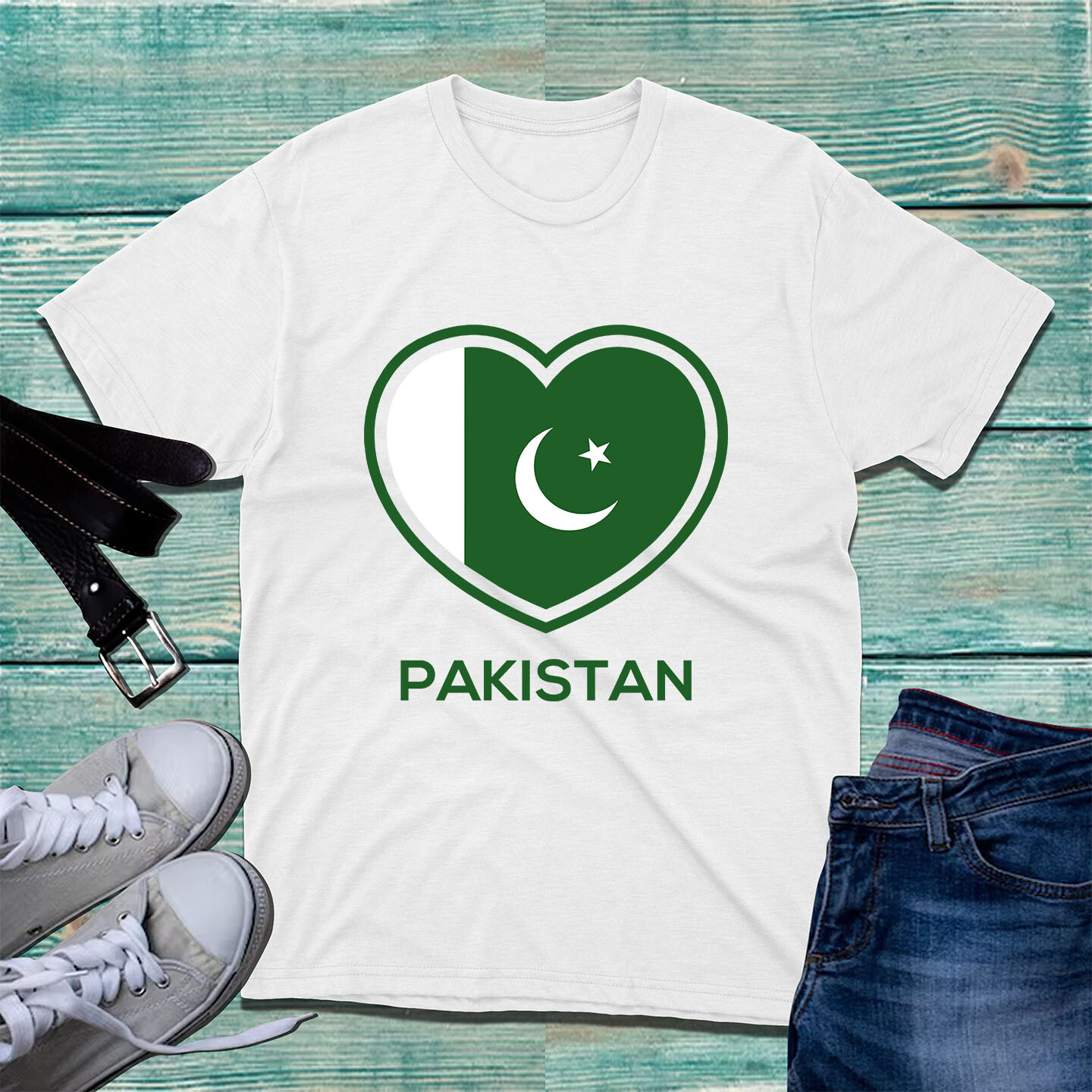 Dil Dil Pakistan Happy Independence Day T-Shirt 14th August Pakistan Flage Top gallery