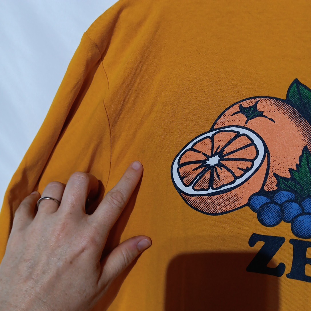 Original Use Graphic Tee Medium Yellow Zesty LS NWT gallery
