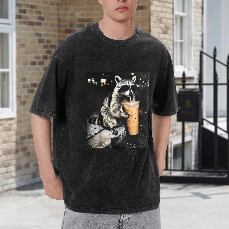 Men's T-shirt Round Neck Casual Style Short Sleeves Blouse Tops T-shirt Summer ↗ gallery