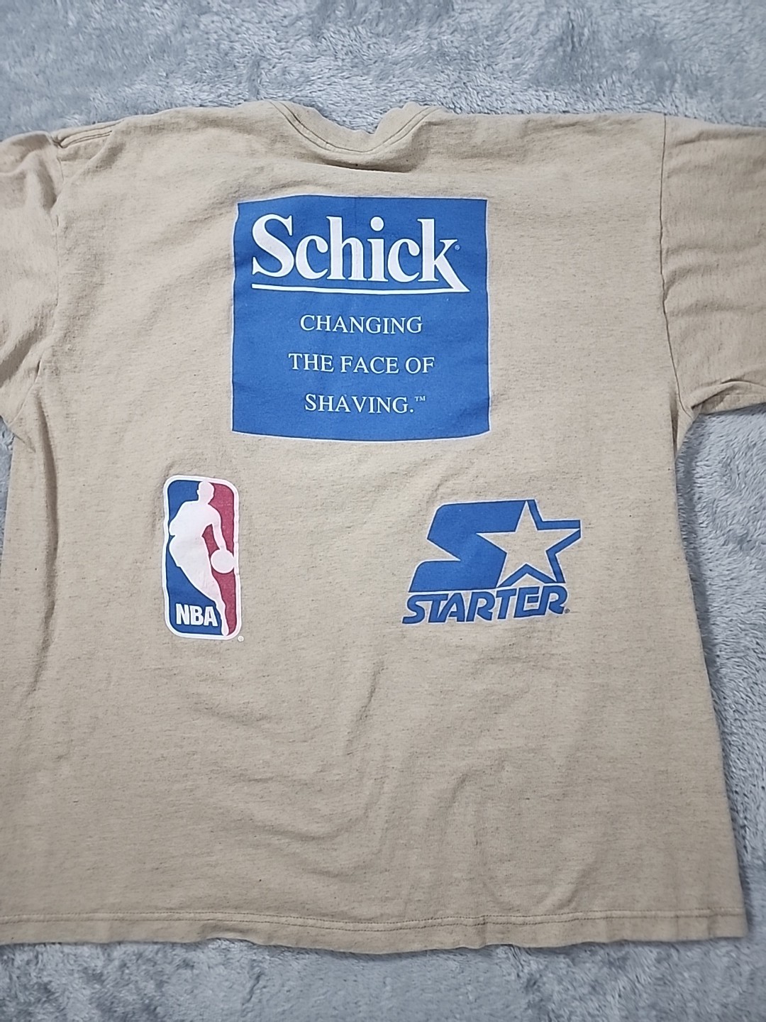 VINTAGE Starter 90s Shirt XL Schick Super Hoops NBA Logo Basketball gallery