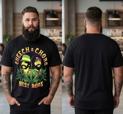 NWT 5XL Cheech & Chong Brand “Best Buds’ Loose Fit Licensed T-Shirt – Big & Tall