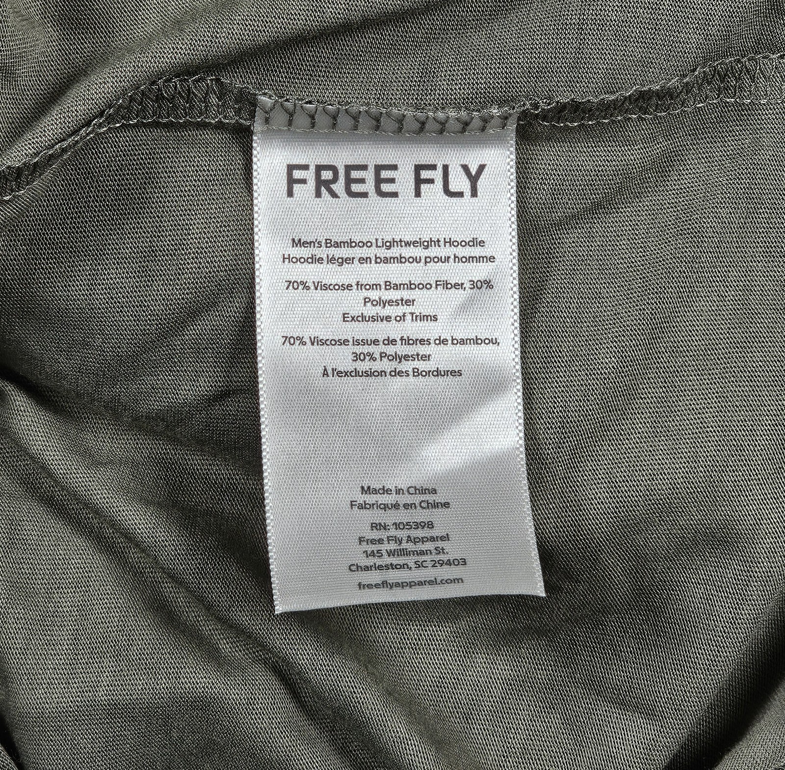 Free Fly Bamboo Lighweight Hoodie Mens Large Canopy Print Dark Forest NWT gallery