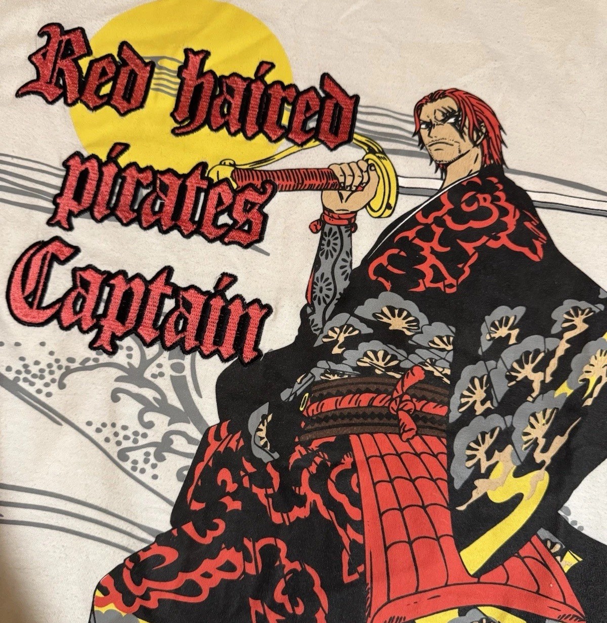 Vintage One Piece Shanks Shirt Luffy Ace Shonen Jump Anime Promo Manga Joy RARE gallery