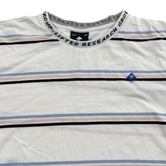 LRG Lifted Research Group One-Point Logo Striped Tee Size XL (Retail $40)