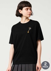 [Graniph] Kingdom Hearts Kingdom Chain | 2-Pack Icon T-Shirt Size SS~XL Black