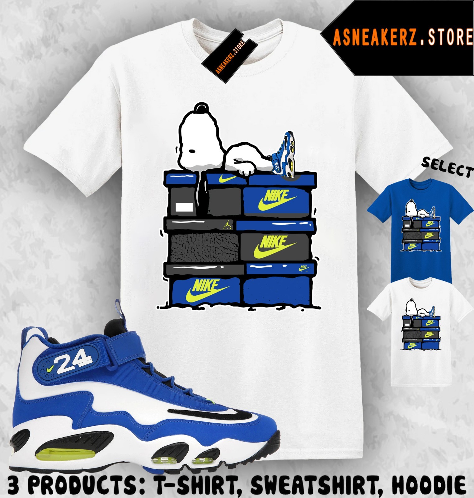 Shirt Match Air Griffey Max 1 Varsity Royal Sneaker Matching Sneakerhead S Dog gallery