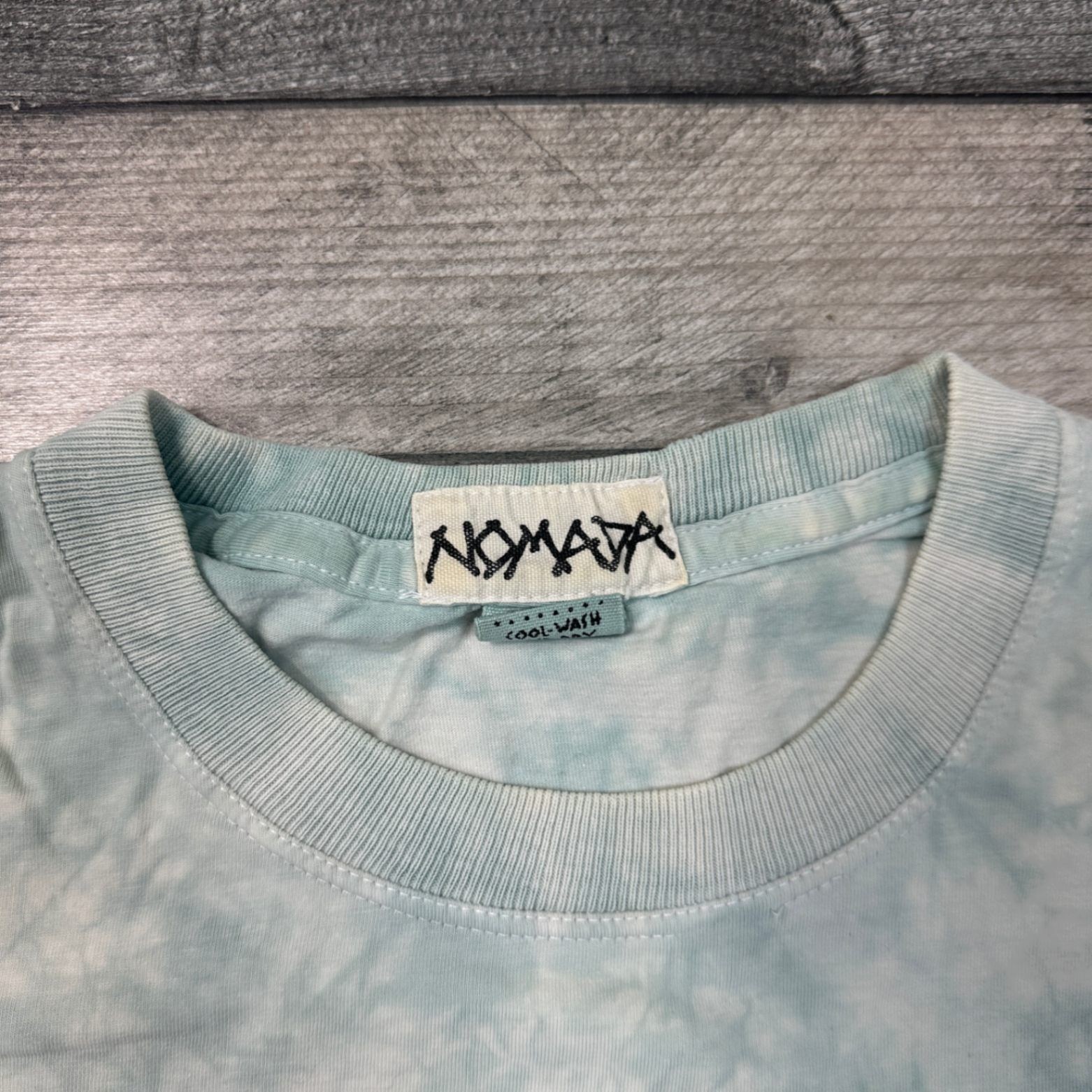 Nomada Galapagos Tortoise Tie Dye T-Shirt Top Multicoloured Mens Medium gallery