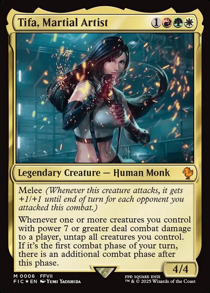 Tifa, Martial Artist 6 M Foil FIC MTG NM