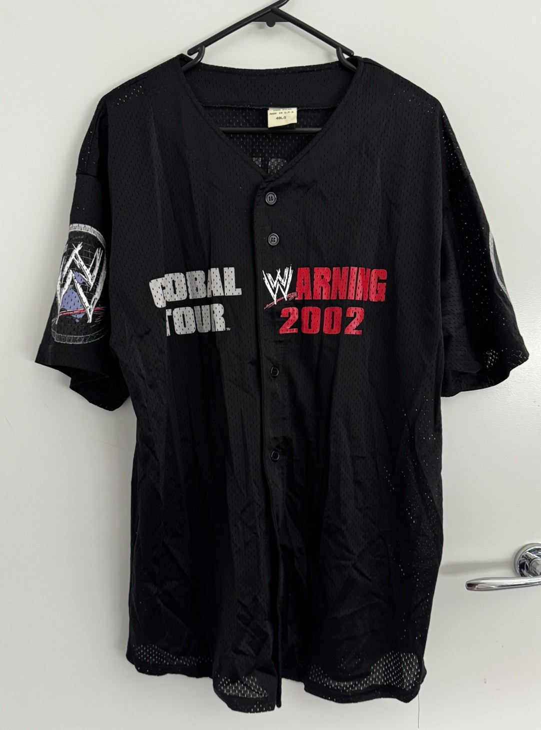 WWE Global Warning Shirt 2002 - Mint Condition NEVER WORN (Melbourne AUS Tour) gallery