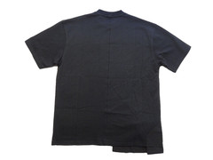 NWT Komakino M Utility Side Zip Pocket Black Short Sleeve Tee T-Shirt Designer