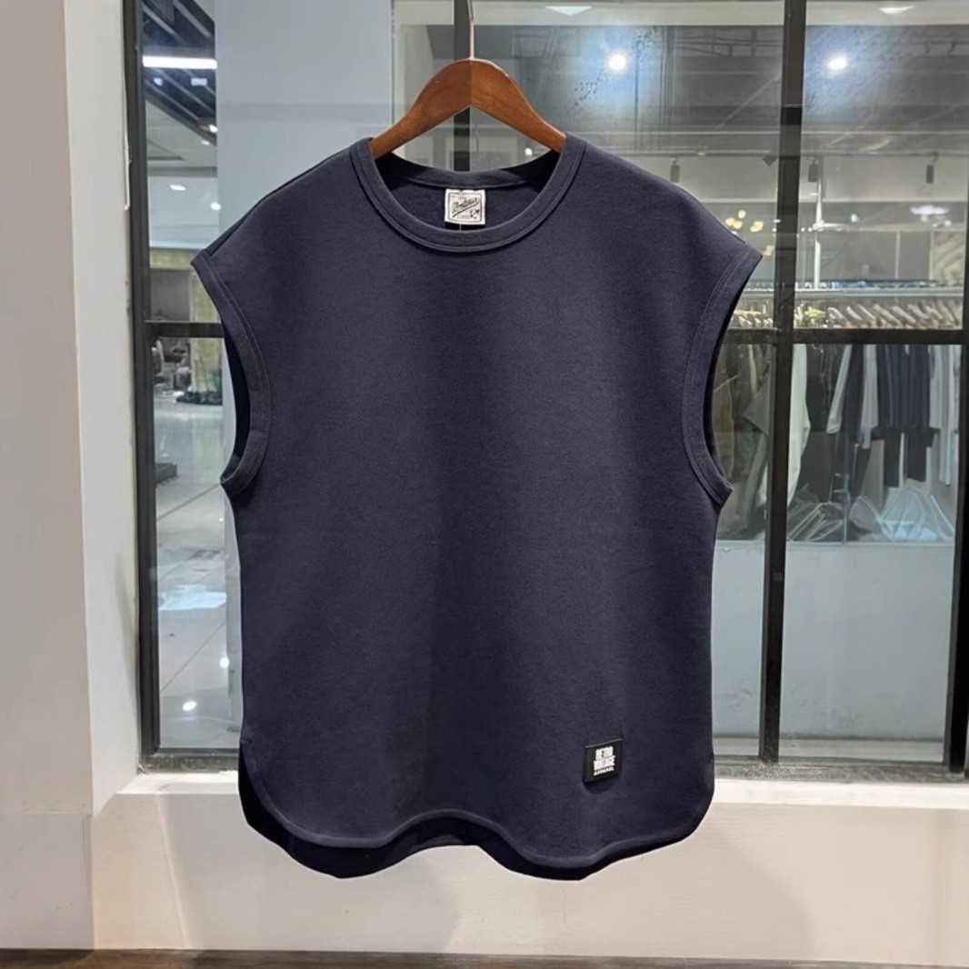 New Sports Fitness Vest For Men T-shirt Loose Sleeveless Sweatshirt M L XL-5XL gallery