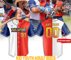 The Texas Tailgaters CUSTOM baseball jersey All sizes JJ6318