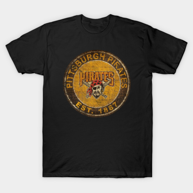 Vintage Pittsburgh Baseball 1887 T-Shirt Retro Pennsylvania Sports Graphic Tee