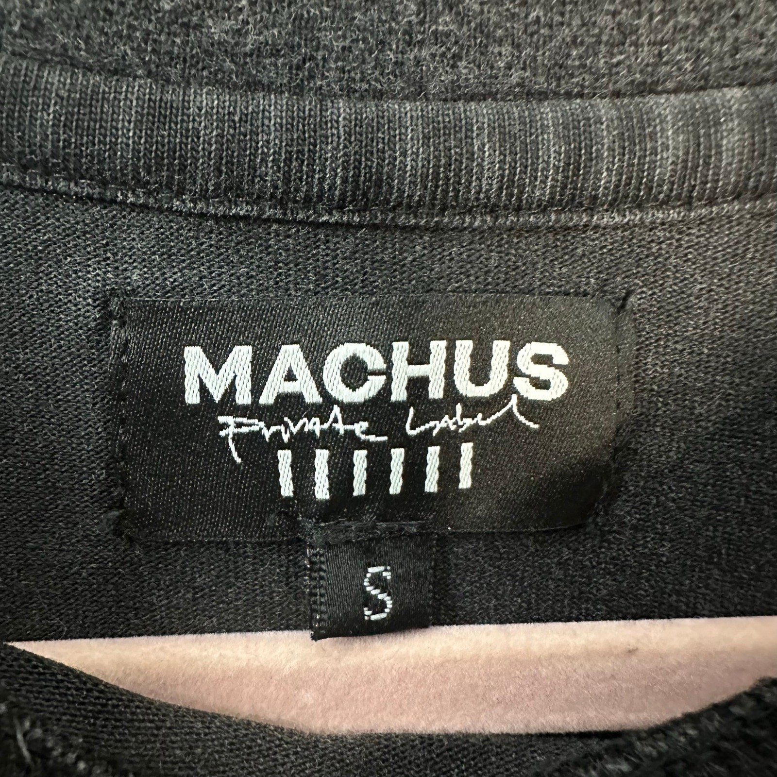 Machus Private Label Men’s Oversized T Shirt Washed Black Size Small gallery