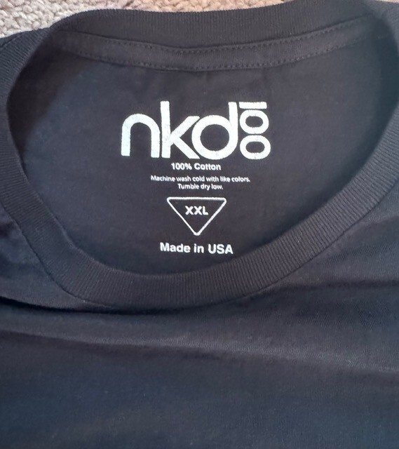 NAKED 100 Brand Logo T-Shirt (Black, 2XL) NEW without Tags gallery