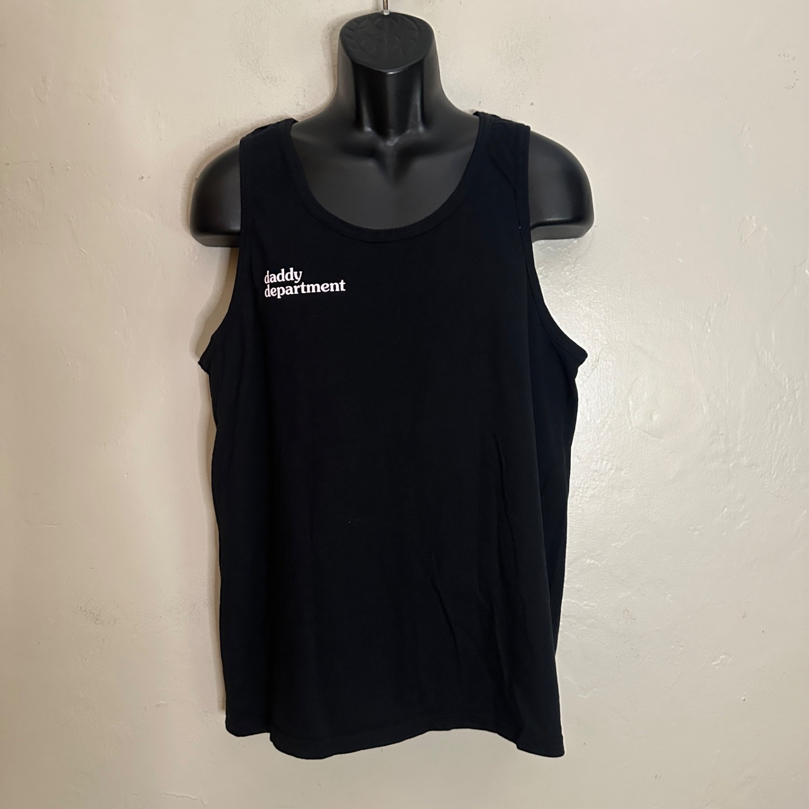 Daddy Department Tank Top Large Gently worn Cotton blend no fabric tag gallery