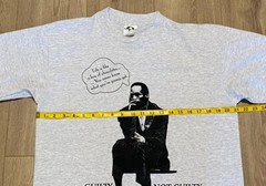 Vintage 90s OJ Simpson Forest Gump Trial Grey T-Shirt Men’s Size Large Funny