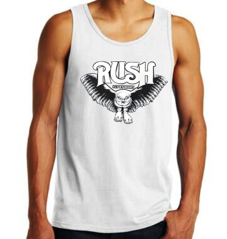 Rush Fly By Night Rock Band Men's Tank Tops (Multiple Colors) gallery
