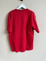 Gucci Oversized Vertical Logo Tee in Red BNWT S