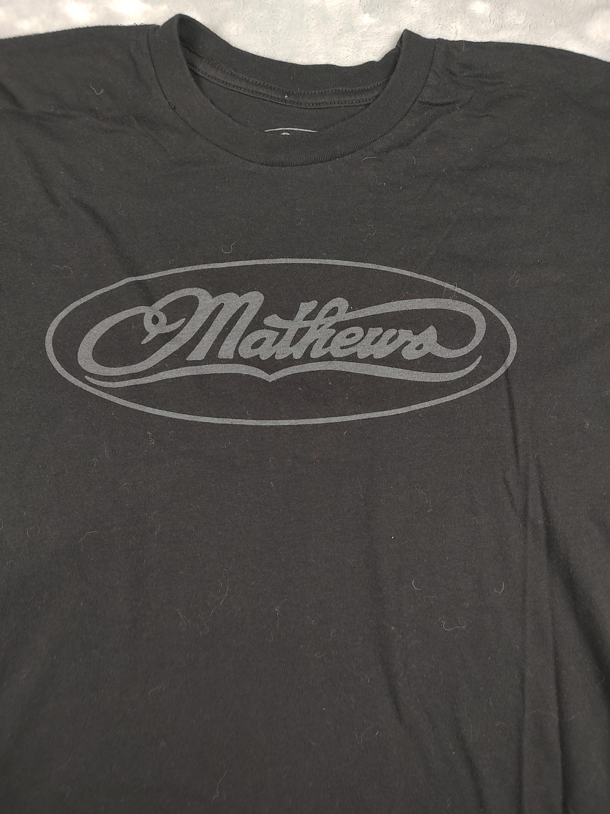 Mathews Shirt Mens Medium Black Logo Graphic Short Sleeve Tee Archery Hunting gallery