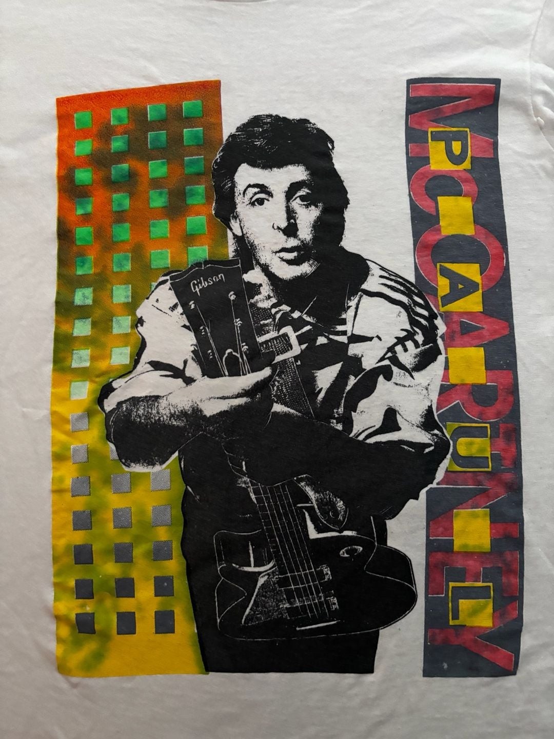 Vintage 1990 Paul McCartney World Tour Friends of the Earth T-Shirt gallery