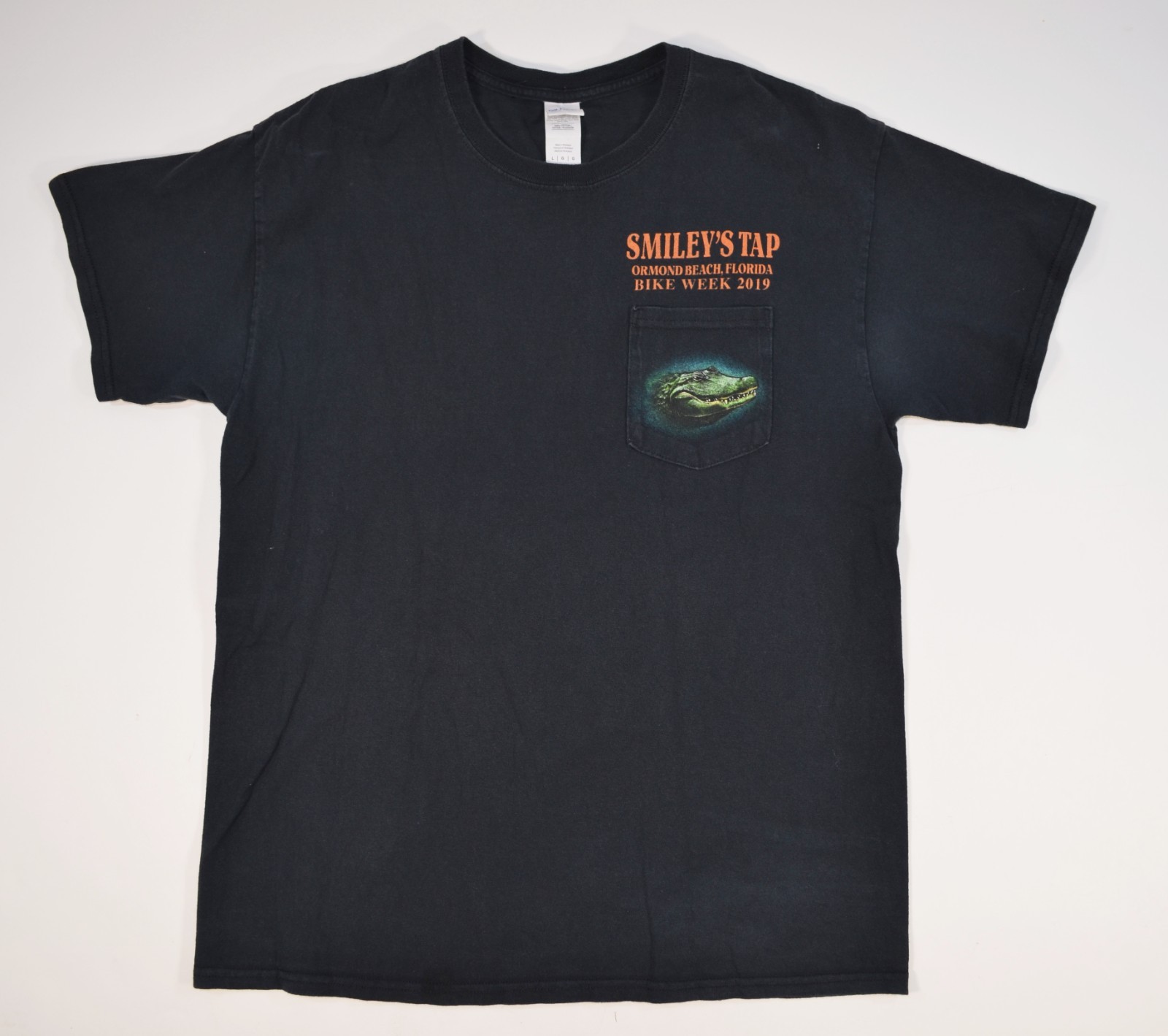 Smiley's Tap Bar Omond Beach Daytona Florida Motorcycle Bike Week Shirt gallery