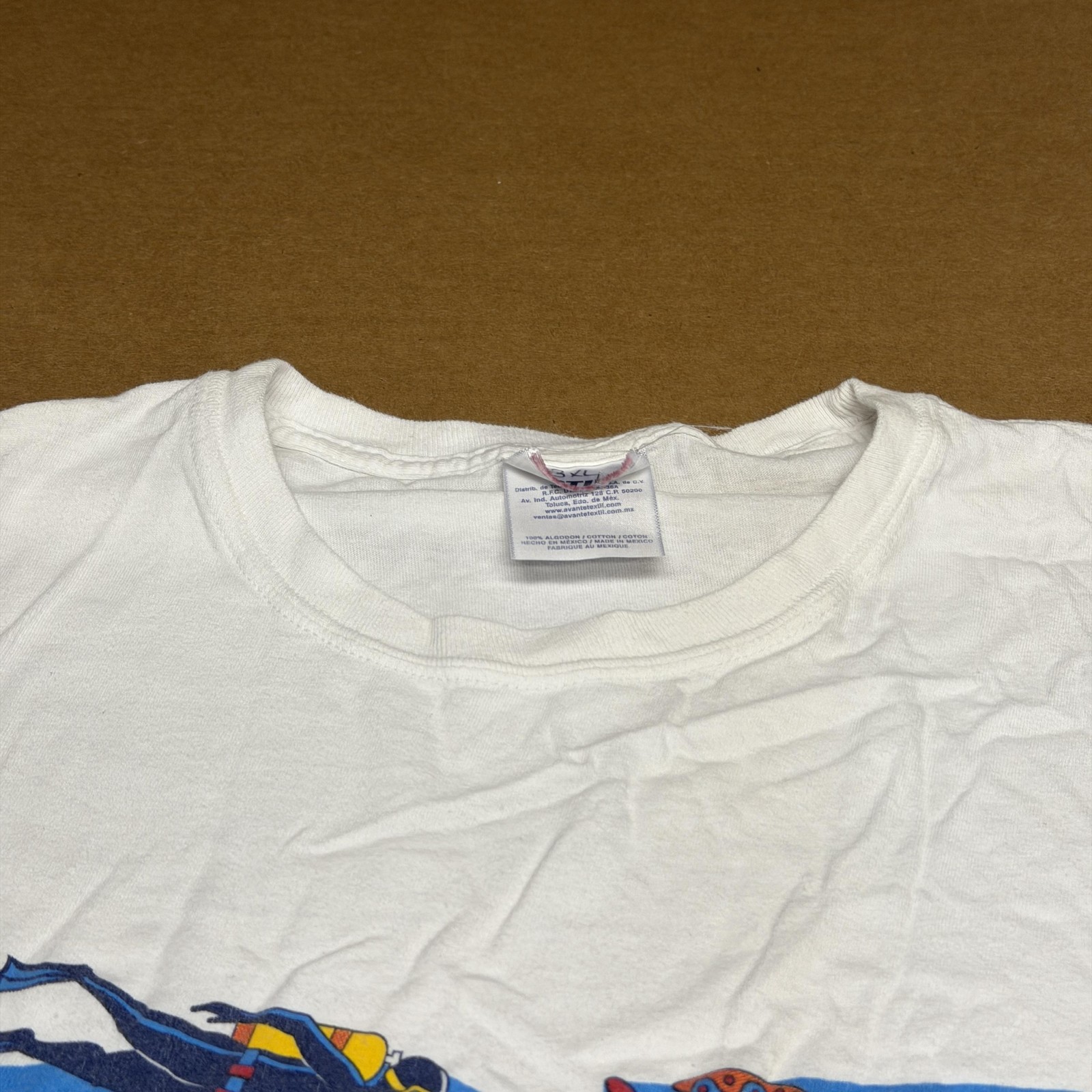 Cozumel Mexico Shirt Mens 3XL White Optima Scuba Diving Fish Graphic Tee gallery