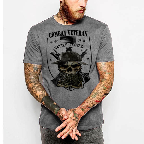 Military T-Shirt Army Navy Machine Gunner Sniper Paratrooper Veteran gallery