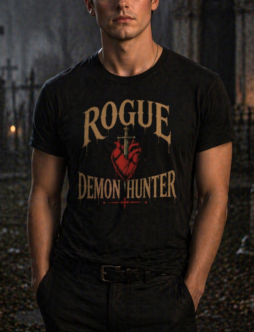 Rogue Demon Hunter T-Shirt ✩ Buffy Vampire Slayer ✩ Angel The Series Wesley Tee! gallery