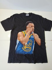 Steph Curry Shirt Large Night Night Golden State Warriors Basketball Bootleg Tee