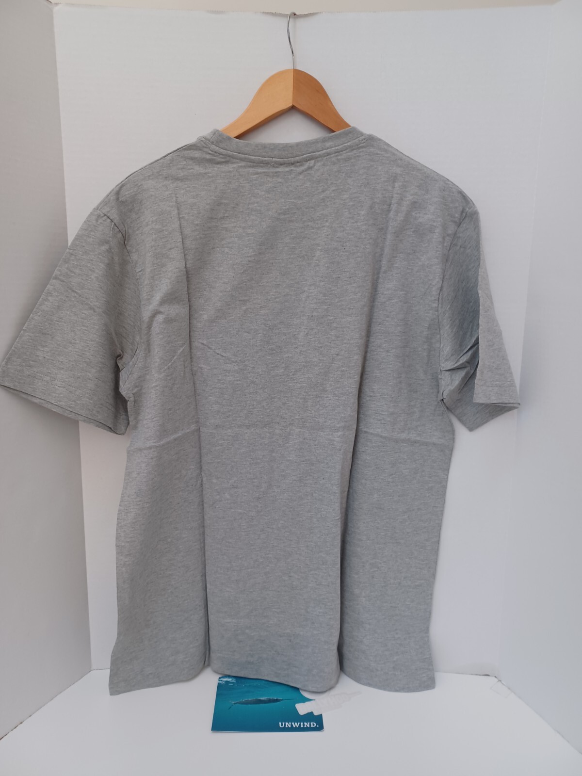 Supima Cotton BALLYHOO T-Shirt Gray Short Sleeve Men's Large NWT gallery