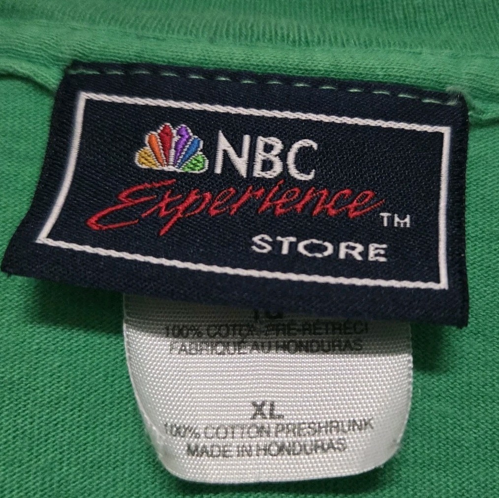 VTG NBC Store Experience Peacock Logo Green T-Shirt, Men XL gallery