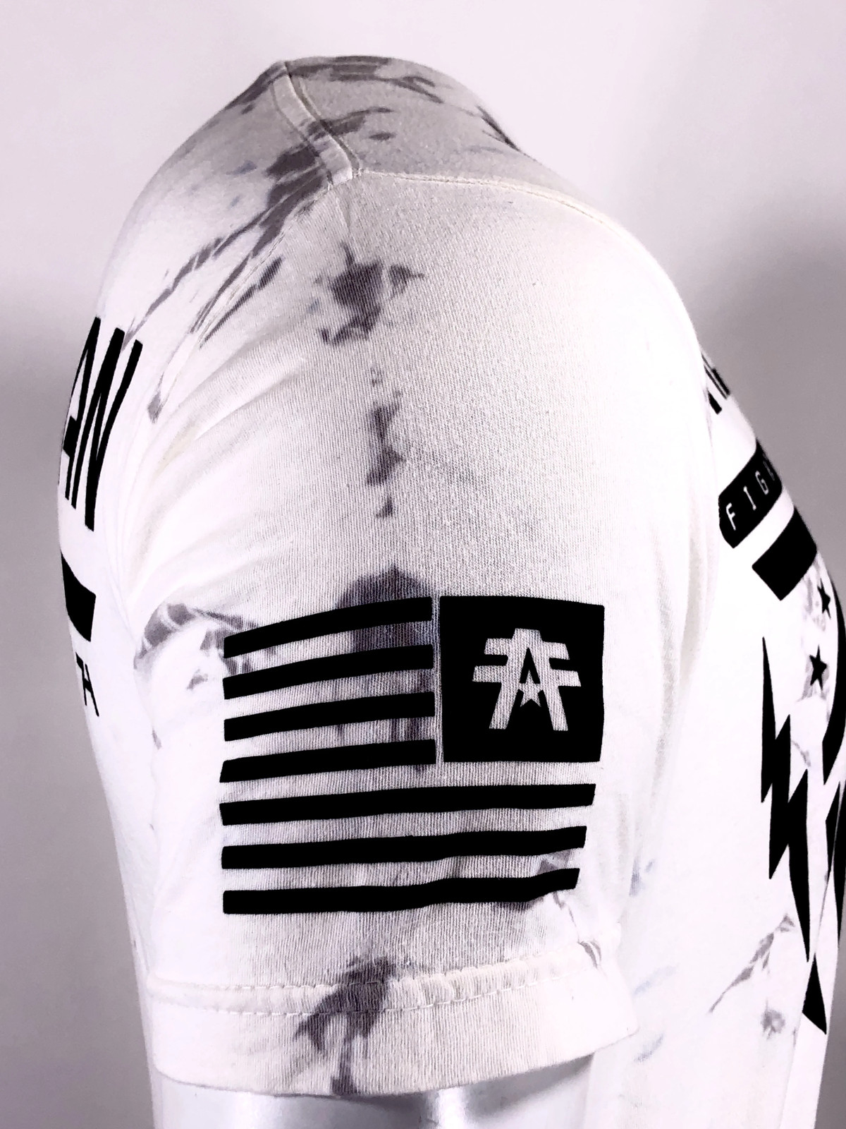 AMERICAN FIGHTER Men's T-Shirt FAIRBANKS Athletic Biker white MMA S-5XL gallery