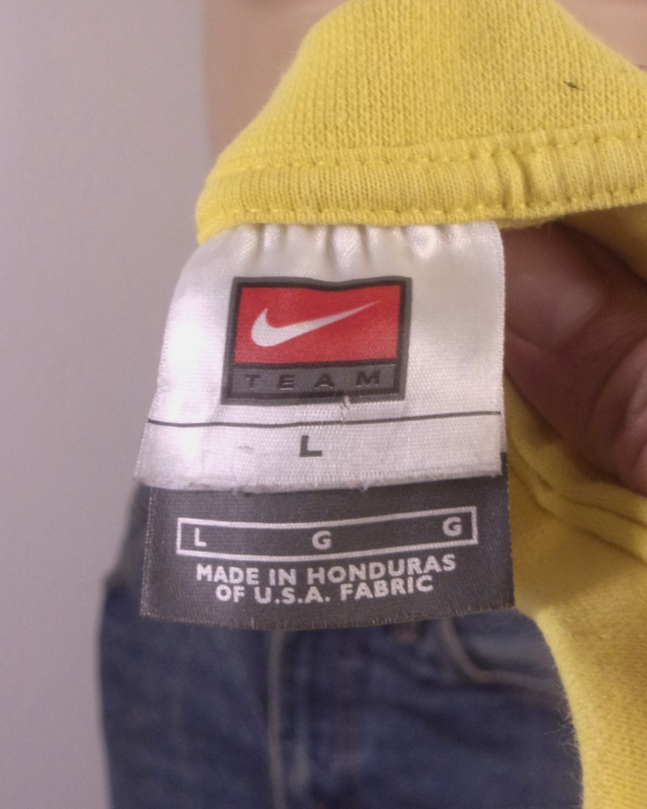 vintage 90s 00s Y2K Nike Brasil CBF Soccer T-Shirt Brazil Center Swoosh Futbol L gallery
