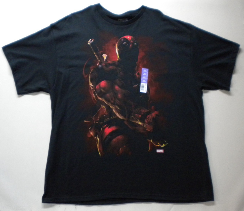 NWT Deadpool Marvel 2XL T Shirt New Comic Hero Graphic Tee FREE SHIPPING