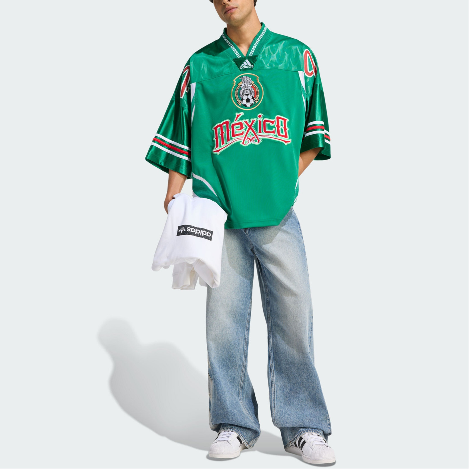 Adidas BRINGBACK REMIXED MEXICO JERSEY KD5986 Men's Size gallery
