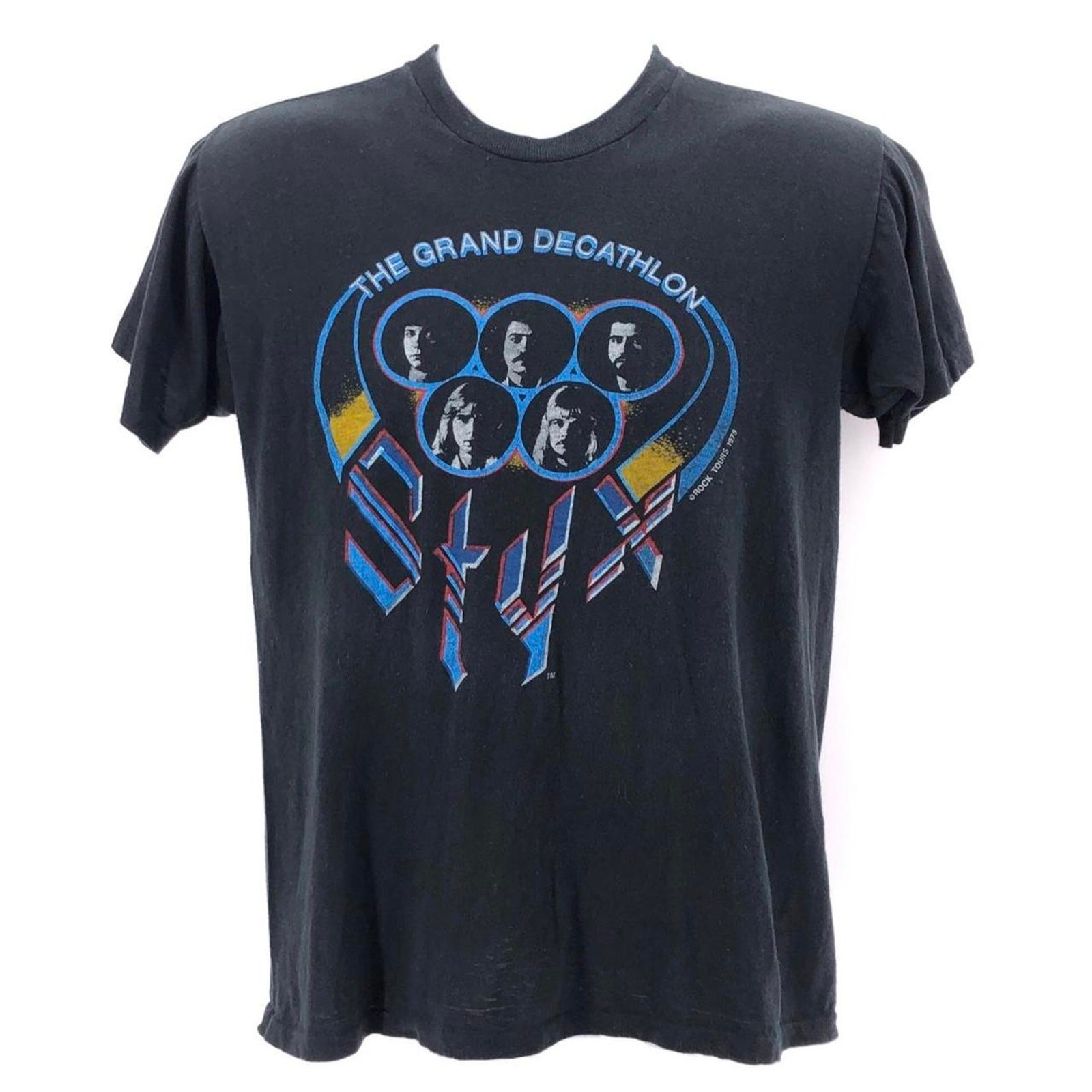 Styx 1979 The Grand Decathlon North American Tour tshirt 70s 1970s vintage