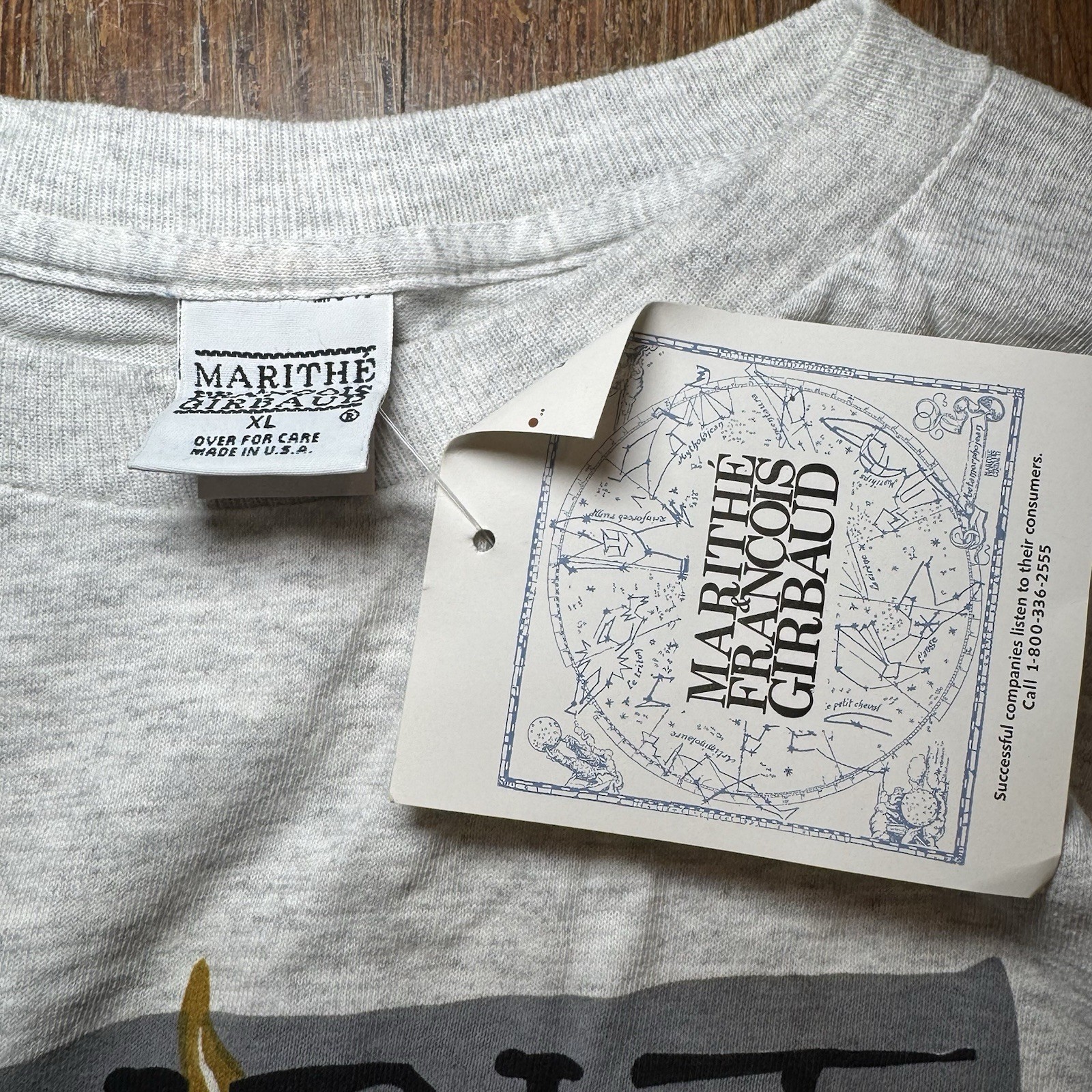 MARITHE FRANCOIS GIRBAUD Vintage Tee Made in U.S.A Size XL gallery