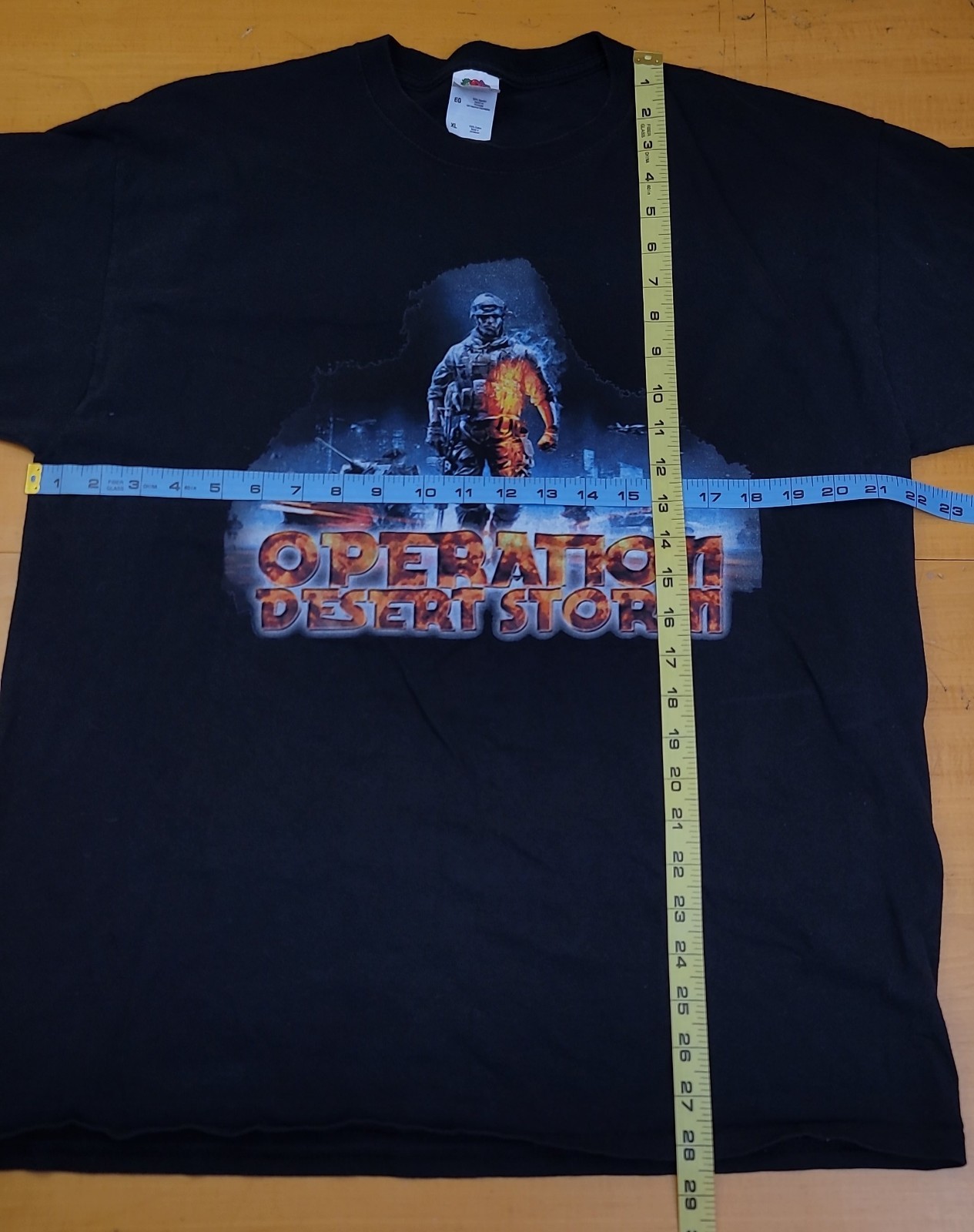 Operation Desert Storm Vintage Fruit Of The Loom Mens XL T-Shirt gallery