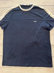 Perry Ellis Shirt Mens Large Navy Blue Everyday Casual Basic Tee