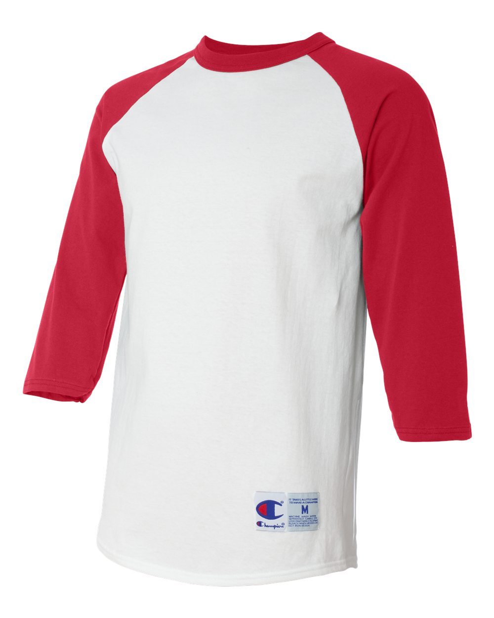 Champion Men's Adult Raglan Baseball T-Shirt 3/4 sleeves T-137 gallery